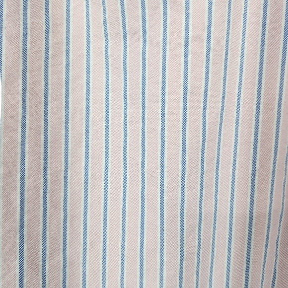 Ralph Lauren Blue Label Pink White Blue Striped Casual Button Down Shirt XL - Picture 5 of 8